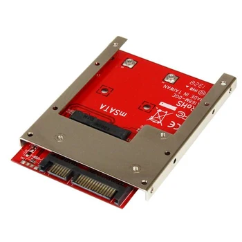 StarTech.com mSATA SSD to 2.5in SATA Adapter Converter, SATA, mSATA, Black,Red,Silver, CE, FCC, 6 Gbit/s, -40 - 85 °C
StarTech.com mSATA SSD to 2.5in SATA Adapter Converter, SATA, mSATA, Black,Red,Silver, CE, FCC, 6 Gbit/s, -40 - 85 °C