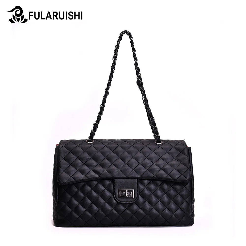 Fularuishi 2018 Luxury Brand Women Plaid Bags Large Tote Bag Female Handbags Designer Pu Leather Crossbody Chain Messenger Bag
Fularuishi 2018 Luxury Brand Women Plaid Bags Large Tote Bag Female Handbags Designer Pu Leather Crossbody Chain Messenger Bag