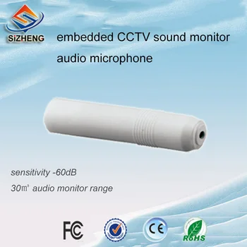 SIZHENG SIZ-125 mini CCTV microphone security sound pickup security accessory for hidden places
SIZHENG SIZ-125 mini CCTV microphone security sound pickup security accessory for hidden places