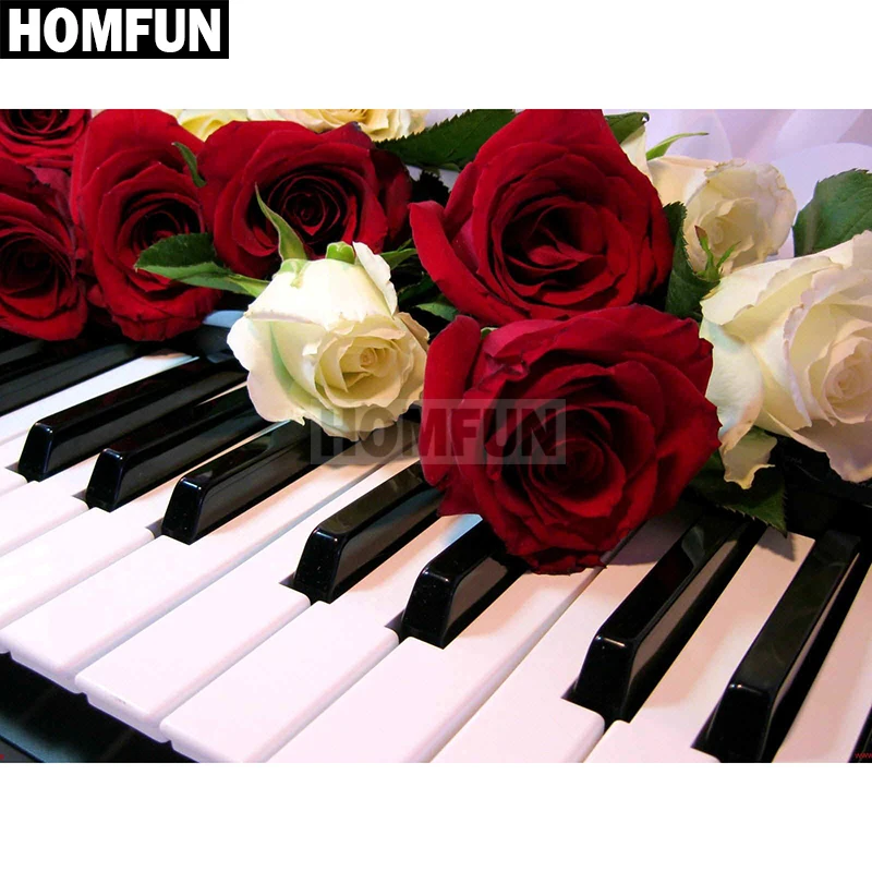 HOMFUN Full Square/Round Drill 5D DIY Diamond Painting "Rose Piano" Embroidery Cross Stitch 5D Home Decor Gift A02388
HOMFUN Full Square/Round Drill 5D DIY Diamond Painting "Rose Piano" Embroidery Cross Stitch 5D Home Decor Gift A02388