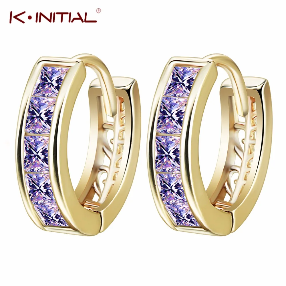Kinitial 1Pair Elegant Earrings Purple Square Cubic Zirconia Women's Hoop Huggie Earring for Women Party Jewelry Wedding Gift
Kinitial 1Pair Elegant Earrings Purple Square Cubic Zirconia Women's Hoop Huggie Earring for Women Party Jewelry Wedding Gift