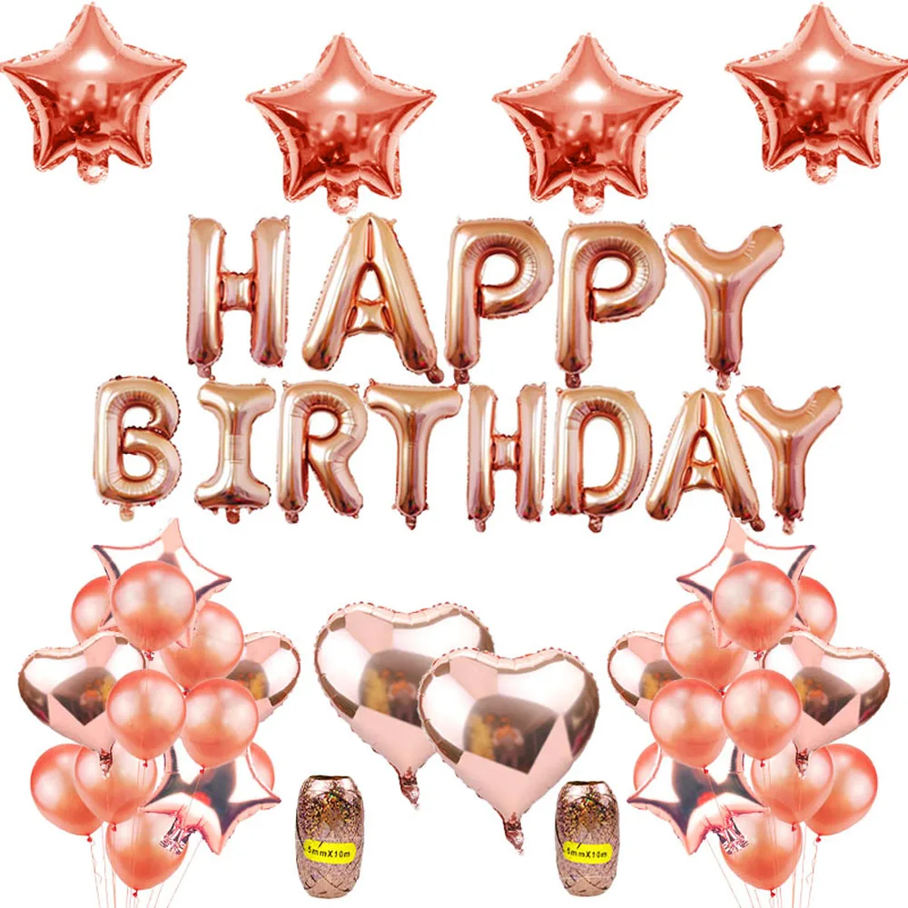 Rose Gold Party Balloons for Happy Birthday Letter Foil Ballons Inflatable Birthday Balloon For Kids Birthday Party XN
Rose Gold Party Balloons for Happy Birthday Letter Foil Ballons Inflatable Birthday Balloon For Kids Birthday Party XN