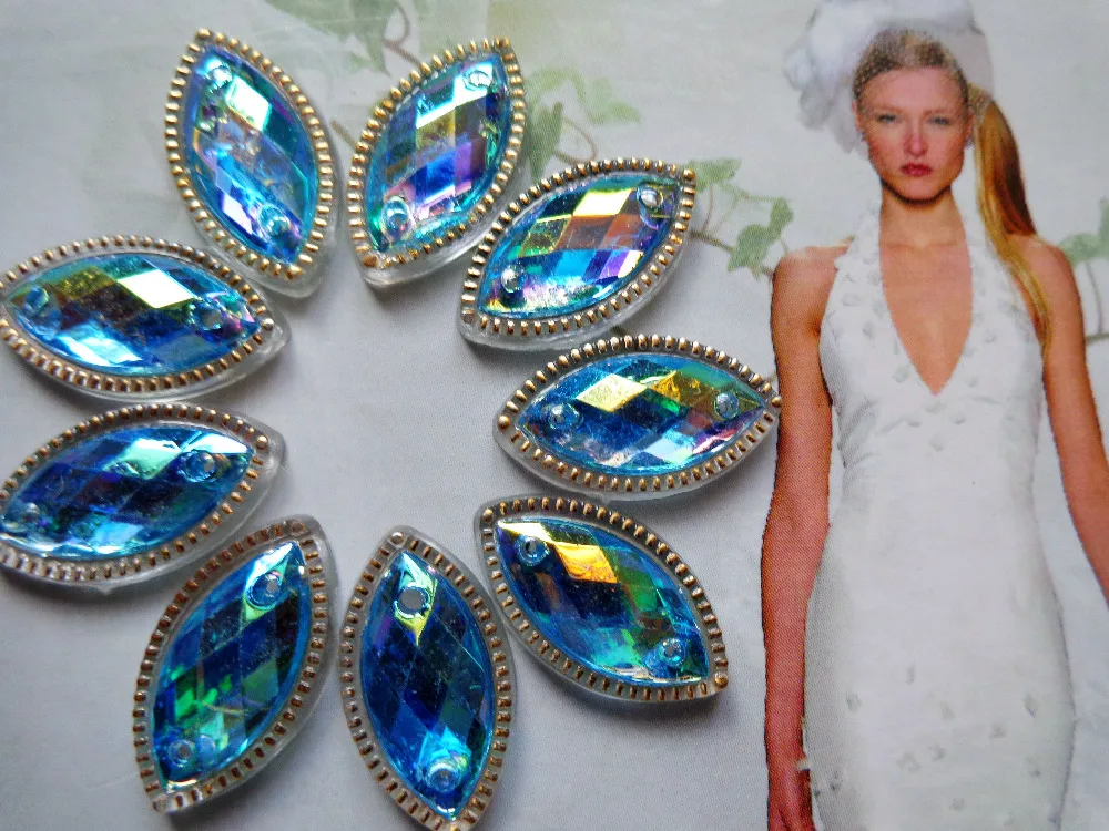 Sew on rhinestones horse eye Navette shape 7*15mm flatback light blue Acryl crystals accessory gemstone strass 100pcs/bag
Sew on rhinestones horse eye Navette shape 7*15mm flatback light blue Acryl crystals accessory gemstone strass 100pcs/bag