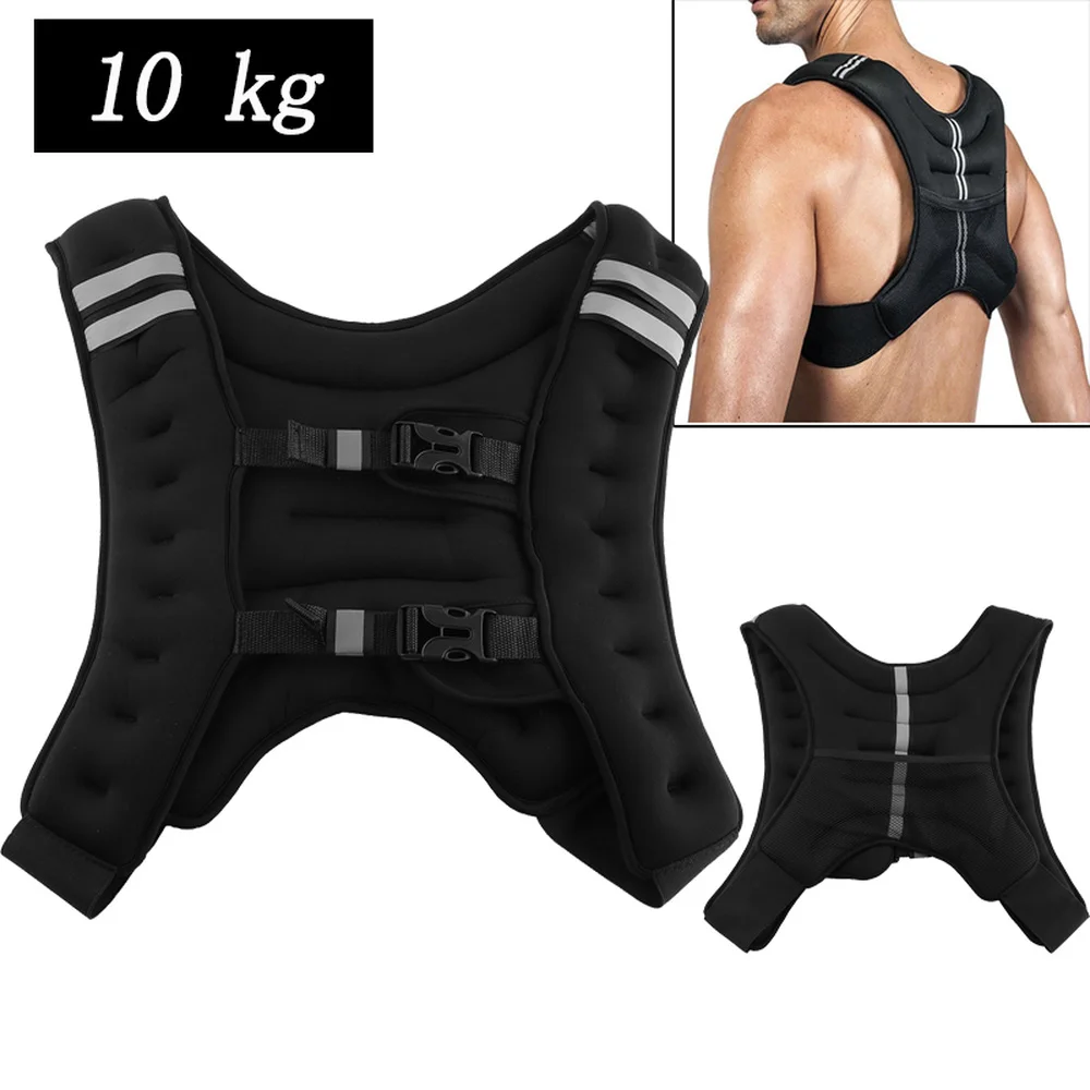 Max 10 kg of Load Weight Adjustable Weighted Vest Jacket Vest Exercise Boxing Training Invisible Weightloading for Running HWC
Max 10 kg of Load Weight Adjustable Weighted Vest Jacket Vest Exercise Boxing Training Invisible Weightloading for Running HWC