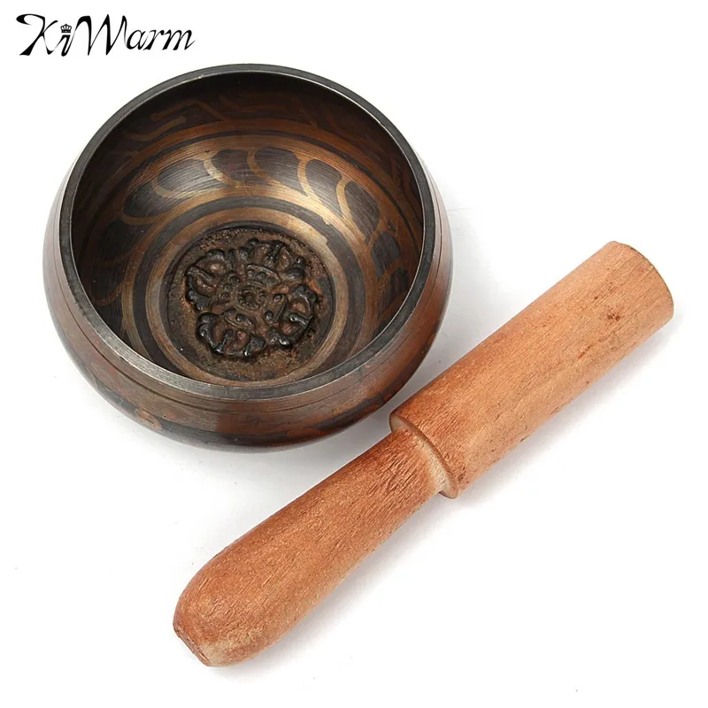 KiWarm 1set Gilt Copper Buddha Sound Bowl Alms Bowl Yoga Chinese Tibetan Meditation Singing Bowl With Hand Stick Metal Crafts
KiWarm 1set Gilt Copper Buddha Sound Bowl Alms Bowl Yoga Chinese Tibetan Meditation Singing Bowl With Hand Stick Metal Crafts