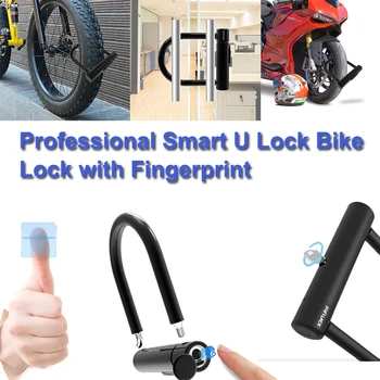 Professional Smart waterproof mechanical U-lock stainless steel Bike Motorcycle Fingerprint anti-hydraulic protection lock
Professional Smart waterproof mechanical U-lock stainless steel Bike Motorcycle Fingerprint anti-hydraulic protection lock