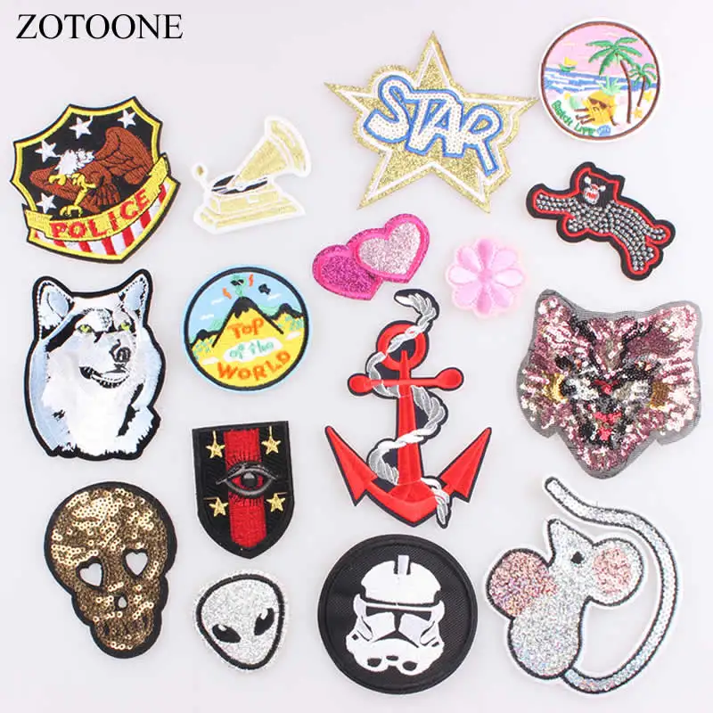 ZOTOONE1PCS Sequin Patch Alien Motorcycle Patches Iron on Cartoon Patch Cheap Embroidered Patches for Clothes Jeans Applique C
ZOTOONE1PCS Sequin Patch Alien Motorcycle Patches Iron on Cartoon Patch Cheap Embroidered Patches for Clothes Jeans Applique C