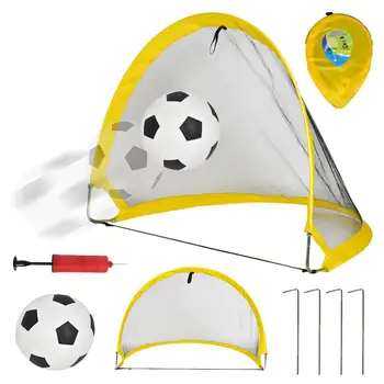 Portable Collapsible Football Kit Basketball Backboard Soccer Goal with Ball Pump Children's Outdoor Sports Football Toy
Portable Collapsible Football Kit Basketball Backboard Soccer Goal with Ball Pump Children's Outdoor Sports Football Toy