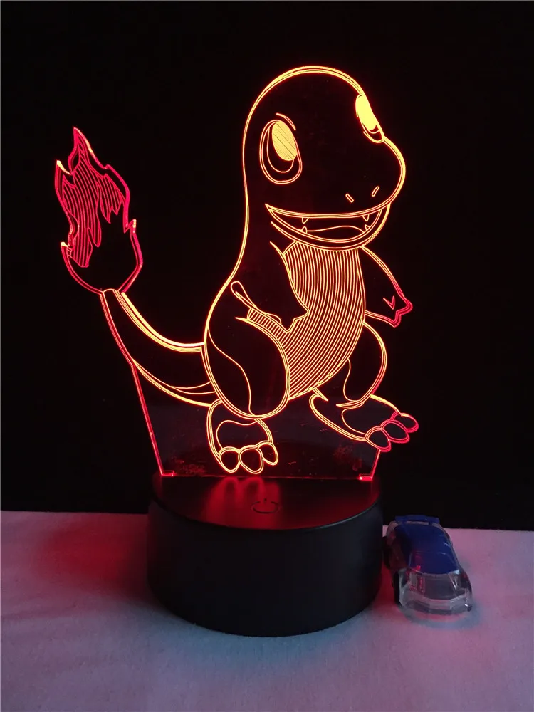 Pokemon Game 3D Lamp Fire Dargon Cartoon Figure Night Light Pokemon Game USB LED RGB Illusion Lighting Christmas Gift Lava Home
Pokemon Game 3D Lamp Fire Dargon Cartoon Figure Night Light Pokemon Game USB LED RGB Illusion Lighting Christmas Gift Lava Home