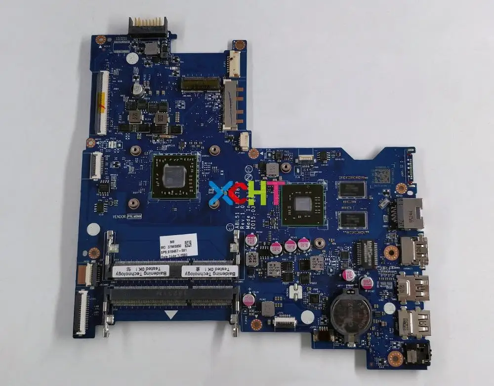 Для HP 15-AF Series 818487-001 818487-501 818487-601 R5M330 1 ГБ Φ ABL51, протестированная Материнская плата ноутбука
Для HP 15-AF Series 818487-001 818487-501 818487-601 R5M330 1 ГБ Φ ABL51, протестированная Материнская плата ноутбука