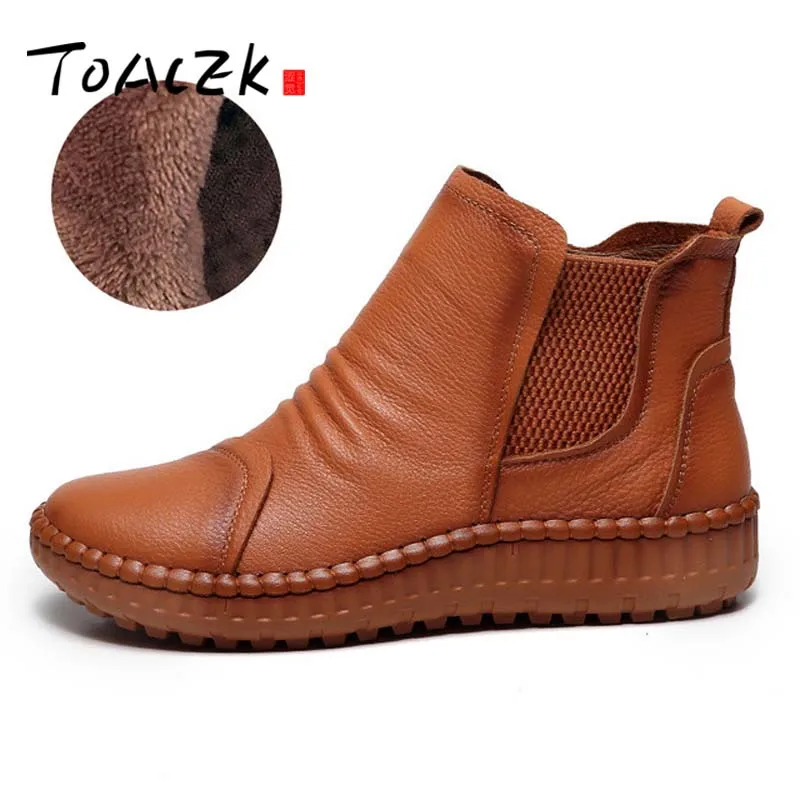 Winter New fashion Handmade women genuine leather shoes shoes flats ankle boots short boots Platform Casual Boots
Winter New fashion Handmade women genuine leather shoes shoes flats ankle boots short boots Platform Casual Boots