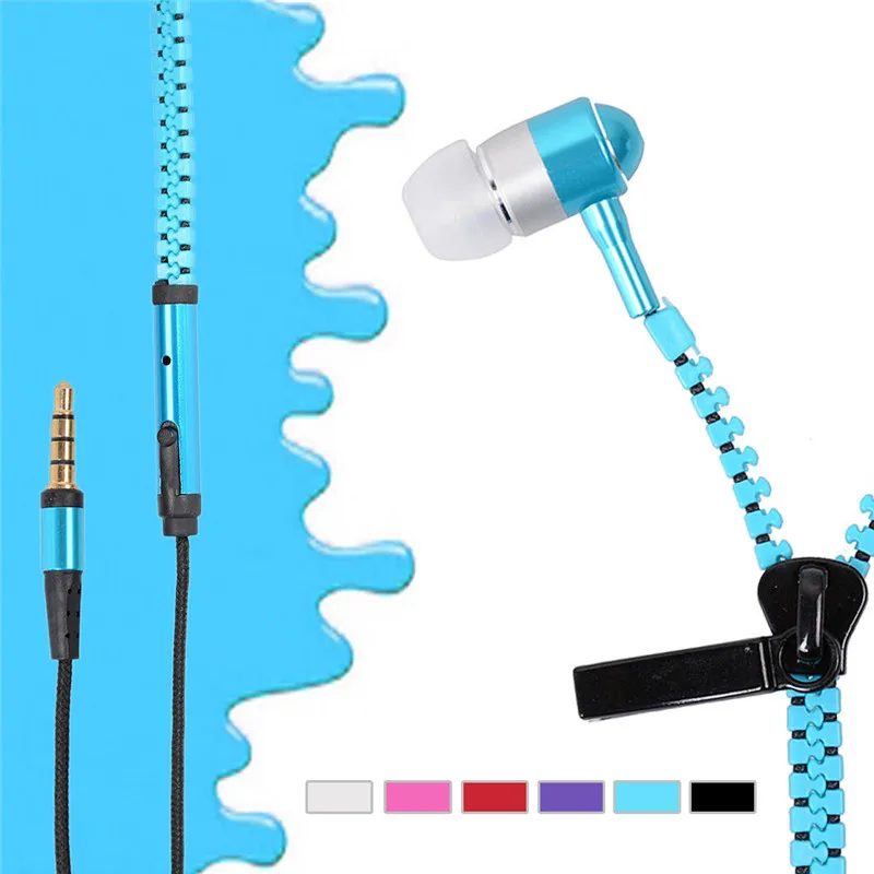 6 Colors Zipper Style Headset 3.5mm Aux Audio Jack in Ear Headphones Ear Phones with Mic Handfree MP3 Earphone for Mobile Phone
6 Colors Zipper Style Headset 3.5mm Aux Audio Jack in Ear Headphones Ear Phones with Mic Handfree MP3 Earphone for Mobile Phone