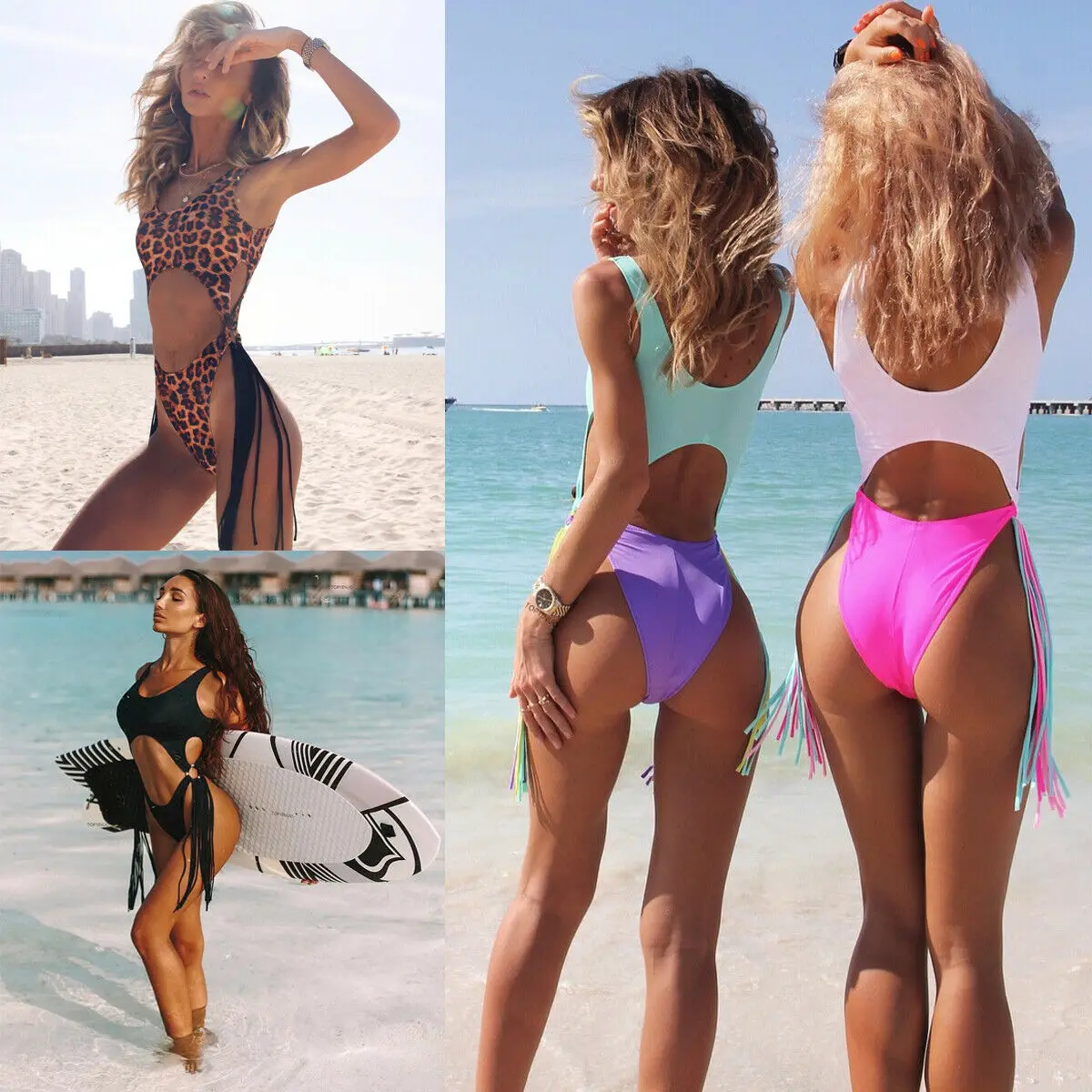 2019 New Style Patchwork Tassel Women Leopard Padded Bikini Tassels Swimwear Swimsuit Monokini Bathing Suit
2019 New Style Patchwork Tassel Women Leopard Padded Bikini Tassels Swimwear Swimsuit Monokini Bathing Suit