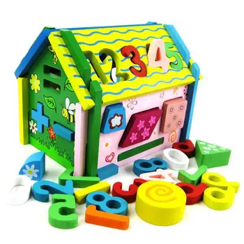 Digital Kai Chi House Shape cognitive wisdom house Wooden disassembly assembly blocks Children's wooden felt education toys gift
Digital Kai Chi House Shape cognitive wisdom house Wooden disassembly assembly blocks Children's wooden felt education toys gift