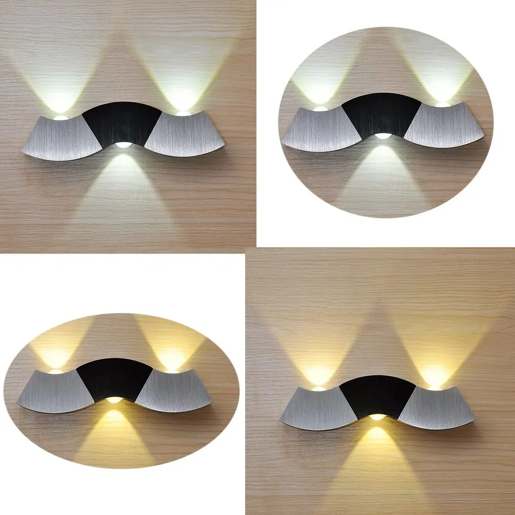 Modern Led Wall Light Aluminum Sconces Wave Shape Ceiling Wall Spotlight For Hall Bedroom Corridor Restroom Bathroom
Modern Led Wall Light Aluminum Sconces Wave Shape Ceiling Wall Spotlight For Hall Bedroom Corridor Restroom Bathroom