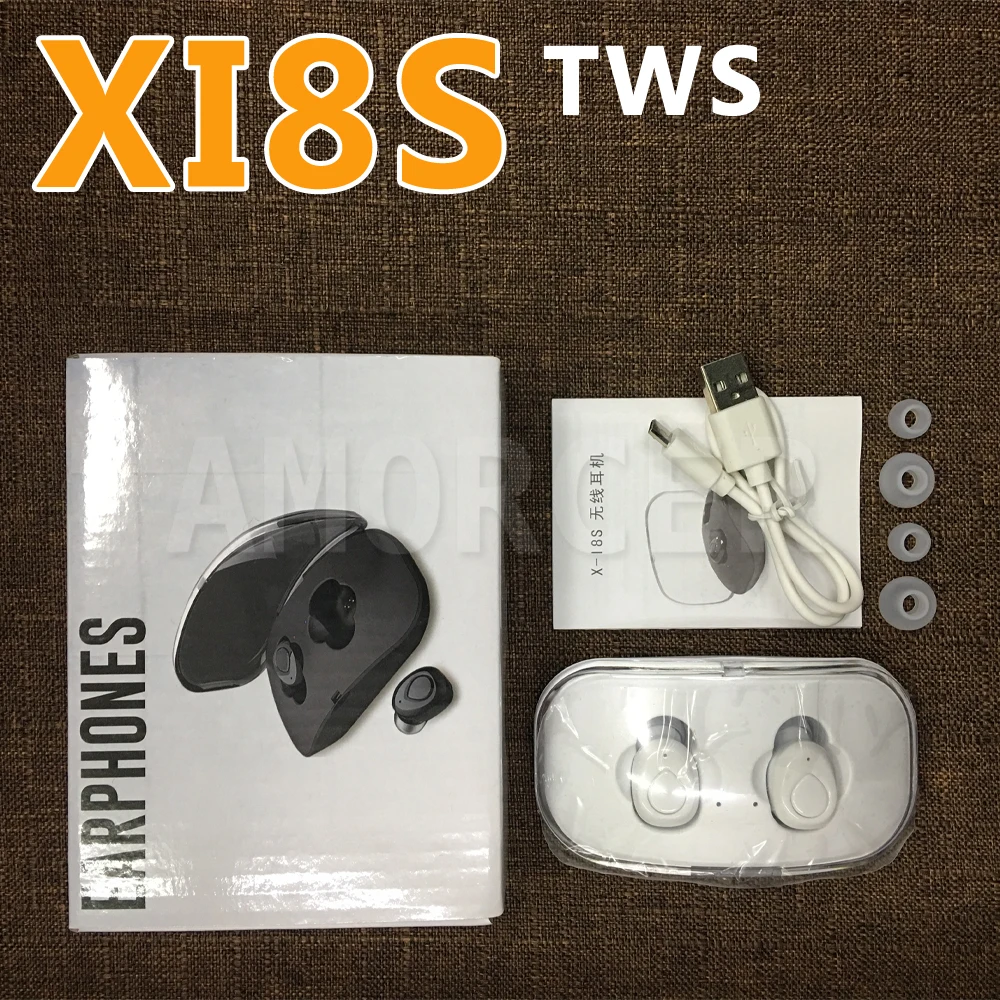 X18S TWS Wireless Bluetooth Earbuds Sport Earphones Handsfree Headset Stereo Sound XI8S Sweatproof Build-in Mic 10/30/50PCS
X18S TWS Wireless Bluetooth Earbuds Sport Earphones Handsfree Headset Stereo Sound XI8S Sweatproof Build-in Mic 10/30/50PCS