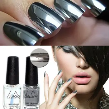 LULAA Mirror Effect Nail Polish Metallic Lacquer Nail Polish Silver Metal Nail Varnish Top Metallic Nails Art Ladies beauty Gift
LULAA Mirror Effect Nail Polish Metallic Lacquer Nail Polish Silver Metal Nail Varnish Top Metallic Nails Art Ladies beauty Gift