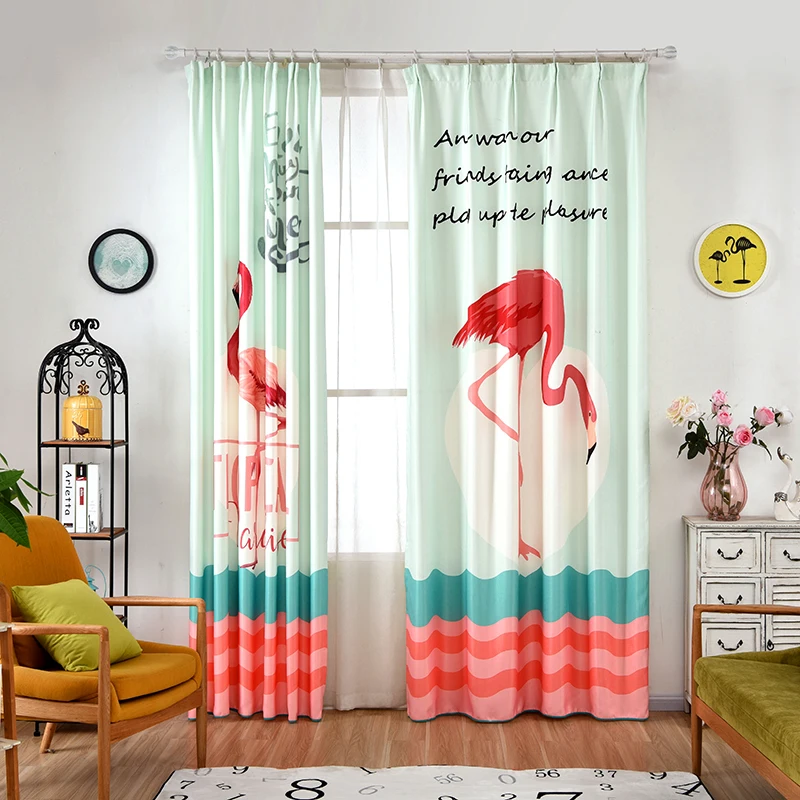 One Panels Animal Print Curtains For Bedroom Nordic Window Decoration Bird Curtains for children
One Panels Animal Print Curtains For Bedroom Nordic Window Decoration Bird Curtains for children