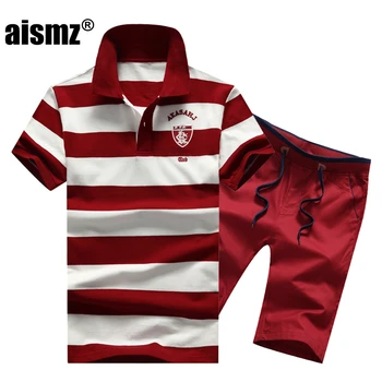 Aismz Men's Summer Sportwear Two Piece Sets Tracksuit Men Moletom Masculino Outwear Sweatshirts Beach Suit Polo Shirt+Shorts
Aismz Men's Summer Sportwear Two Piece Sets Tracksuit Men Moletom Masculino Outwear Sweatshirts Beach Suit Polo Shirt+Shorts