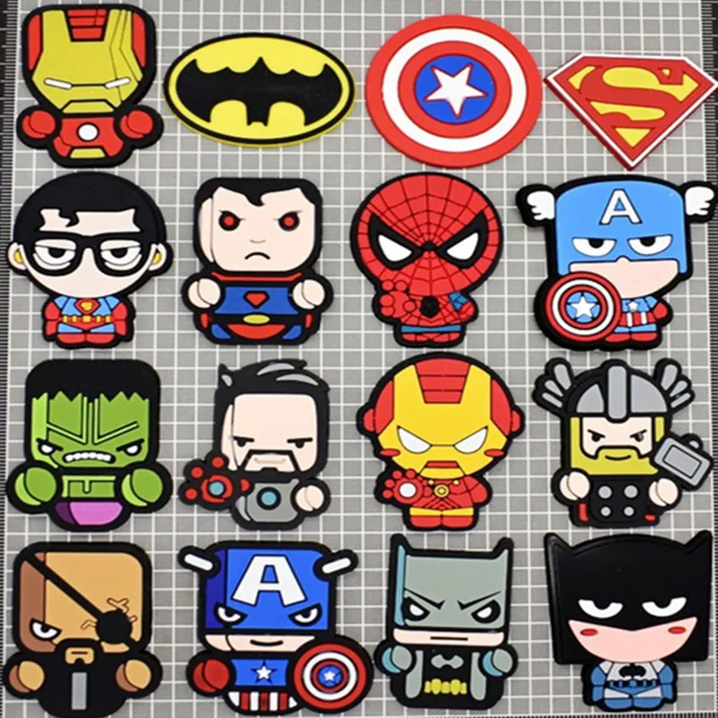 50Pcs The Avengers Spider man Bat man Thor Hulk Soft accessories Flat back DIY For phone Case Gadgets Kids Badge shoe charms
50Pcs The Avengers Spider man Bat man Thor Hulk Soft accessories Flat back DIY For phone Case Gadgets Kids Badge shoe charms