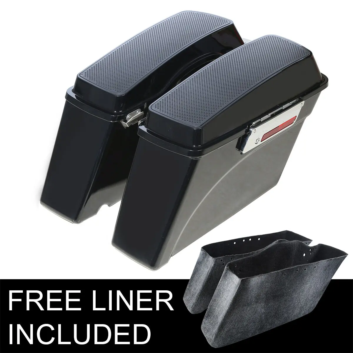 Motorcycle 6x9" Speaker Hard Saddlebag with Lid Latch For Harley Road king Street Glide 94-13 96
Motorcycle 6x9" Speaker Hard Saddlebag with Lid Latch For Harley Road king Street Glide 94-13 96