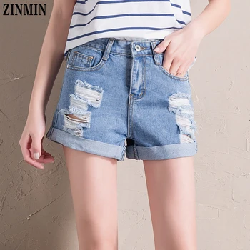 ZINMIN 2019 Summer Shorts Jeans Women Low Streetwear High Waisted Hole Denim Shorts Sexy Female Feminino
ZINMIN 2019 Summer Shorts Jeans Women Low Streetwear High Waisted Hole Denim Shorts Sexy Female Feminino
