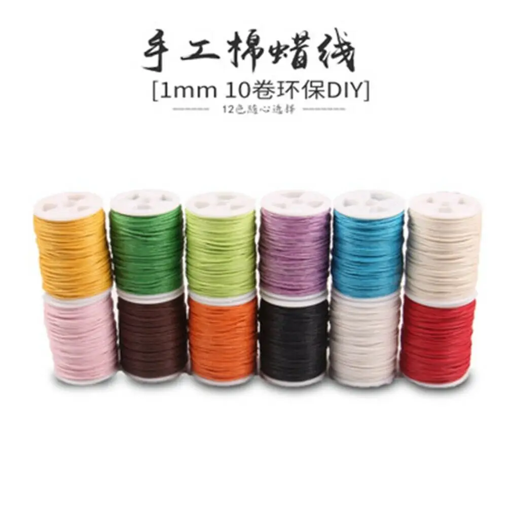 10Pcs Waxed Wax Cotton Cord String Linen Thread Wire Jewelry Making 10M 1mm Fits for All Jewelry Makers HG11212-HG11224
10Pcs Waxed Wax Cotton Cord String Linen Thread Wire Jewelry Making 10M 1mm Fits for All Jewelry Makers HG11212-HG11224