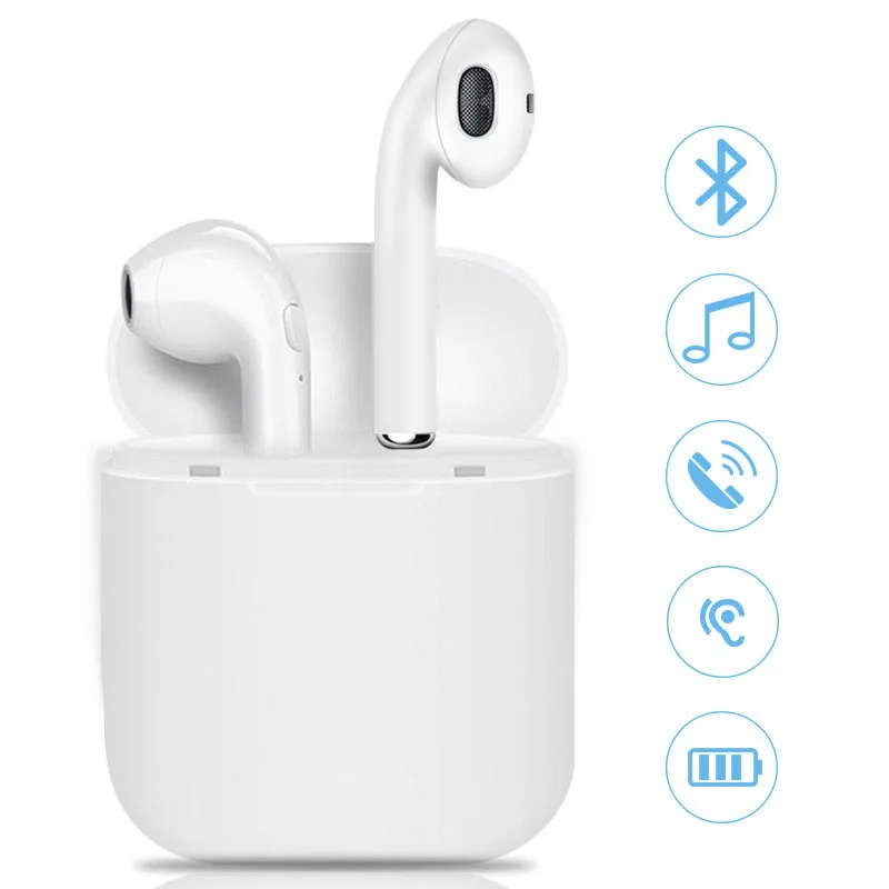 Bluetooth Earphone i7S i9 i9S i20 TWS Wireless Bluetooth Headset Earbuds Sport Earphone Charging Case For Phone Gaming Headset
Bluetooth Earphone i7S i9 i9S i20 TWS Wireless Bluetooth Headset Earbuds Sport Earphone Charging Case For Phone Gaming Headset
