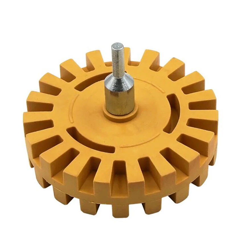 Decal Removal Eraser Wheel Tool 4 inch Rubber Power Drill Attachment for Removing Stickers, Adhesive Vinyl Decals from Cars
Decal Removal Eraser Wheel Tool 4 inch Rubber Power Drill Attachment for Removing Stickers, Adhesive Vinyl Decals from Cars
