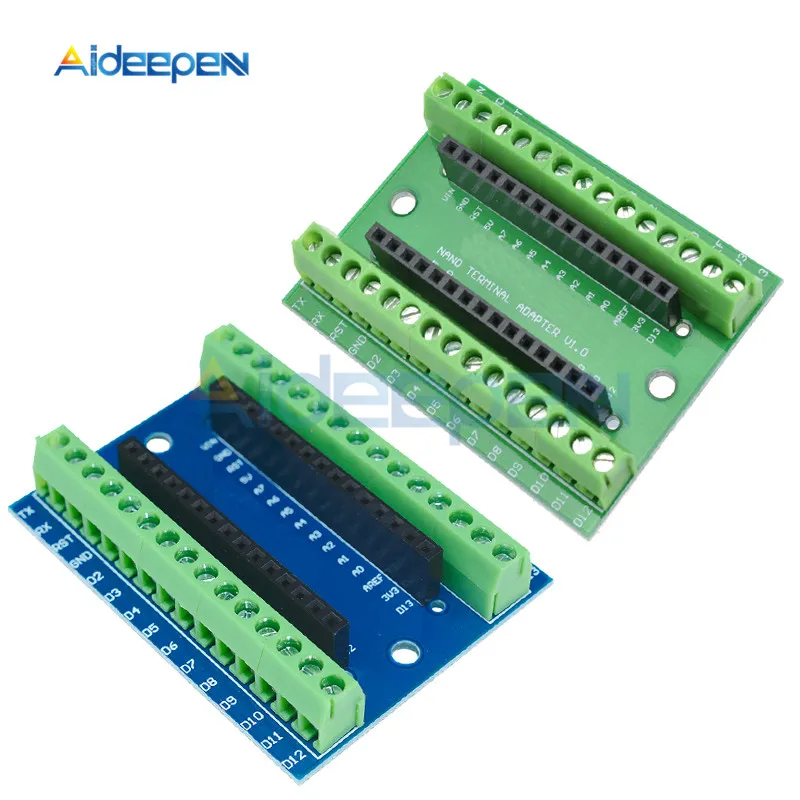 NANO V3.0 3.0 Controller Terminal Adapter Expansion Board NANO IO Shield Simple Extension Plate For Arduino AVR ATMEGA328P
NANO V3.0 3.0 Controller Terminal Adapter Expansion Board NANO IO Shield Simple Extension Plate For Arduino AVR ATMEGA328P