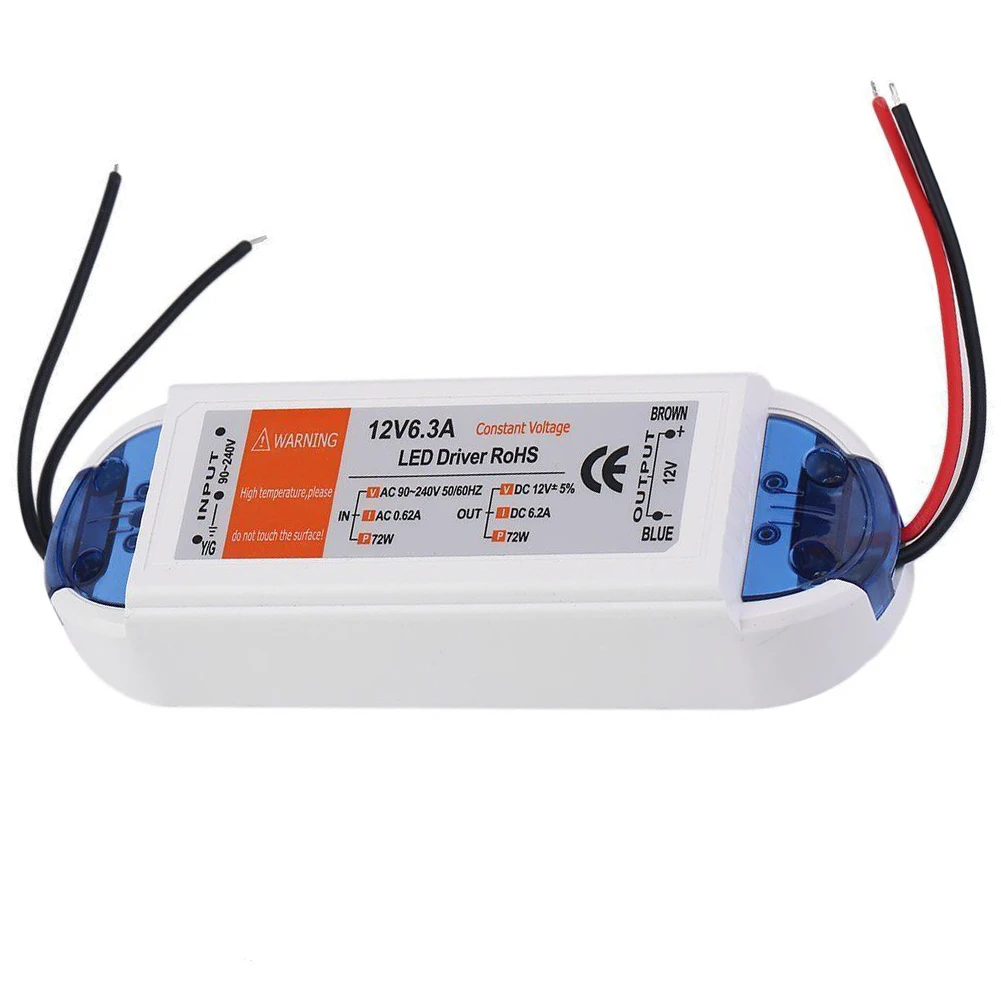 Switch Transformer Constant Input Multi Protection Lighting Power Supply 18W-100W LED Driver Safe DC 12V For Strips Adapter
Switch Transformer Constant Input Multi Protection Lighting Power Supply 18W-100W LED Driver Safe DC 12V For Strips Adapter