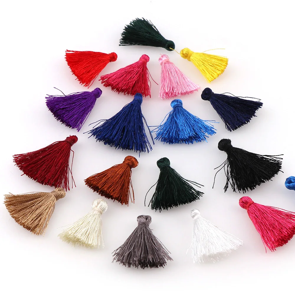 30Pcs 2.5cm Tassel Polyester Line Fringe For Purl Macrame DIY Jewelry Key Chain Cellphone Straps Earring Necklace Pendant
30Pcs 2.5cm Tassel Polyester Line Fringe For Purl Macrame DIY Jewelry Key Chain Cellphone Straps Earring Necklace Pendant