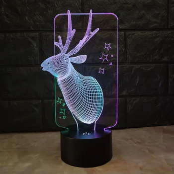 Deer Night Lamp 3d Touch Sensor Light Room Decoration Battery-powered Lamp Table Kids Goods Children's Led Night Light Elk Gift
Deer Night Lamp 3d Touch Sensor Light Room Decoration Battery-powered Lamp Table Kids Goods Children's Led Night Light Elk Gift