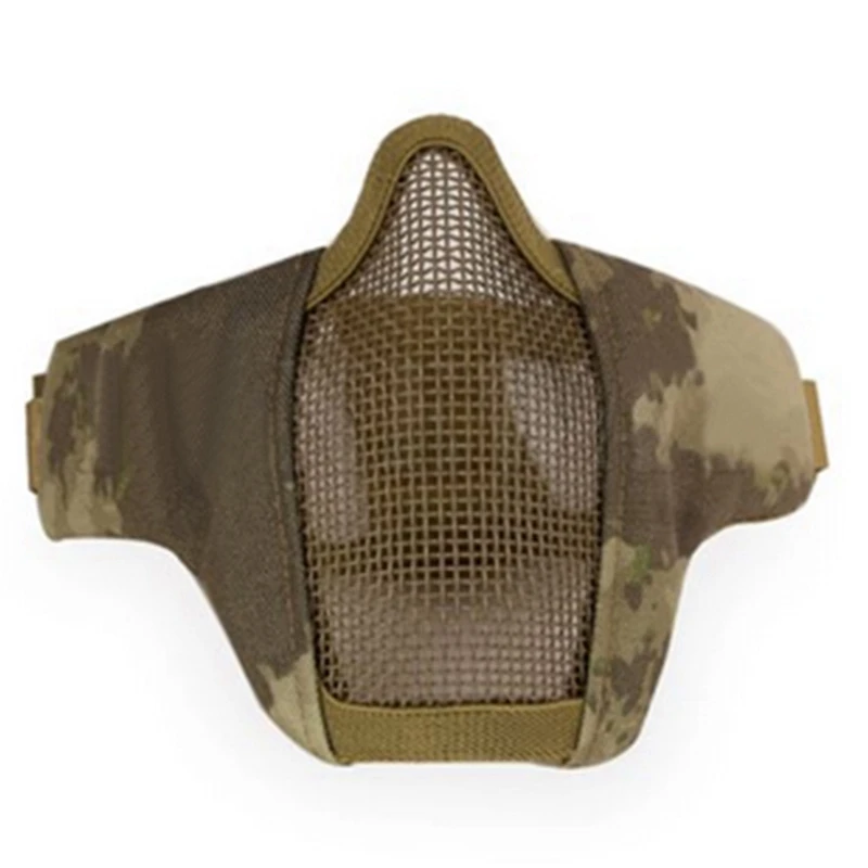 Hunting Tactical Metal Steel Net Mesh Half Face Mask Cover Protective Guard 1000D Nylon Mask for Airsoft Paintball 12 Color
Hunting Tactical Metal Steel Net Mesh Half Face Mask Cover Protective Guard 1000D Nylon Mask for Airsoft Paintball 12 Color