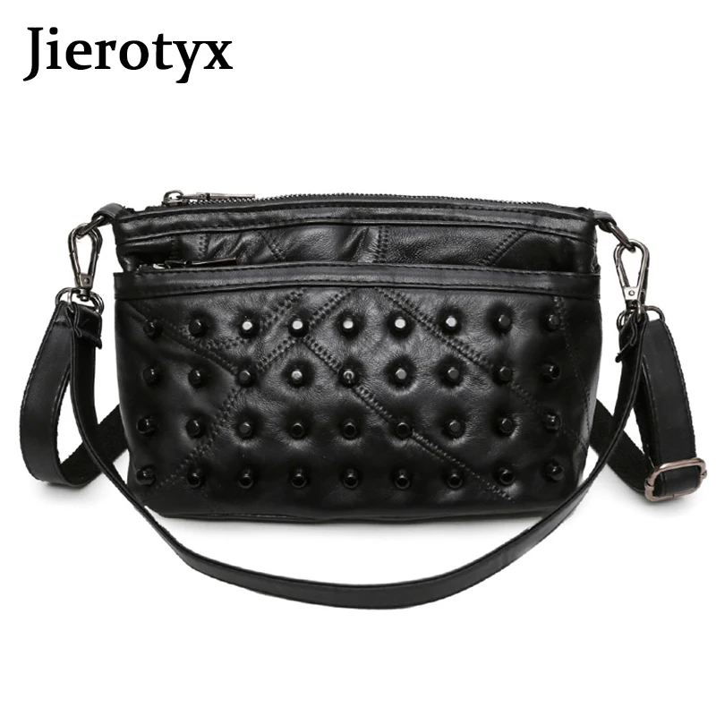 JIEROTYX Fashion Rivet Tassel Women Shoulder Bag Chain Handbag Female Solid Soft Leather For Evening Party Good Quality Drop
JIEROTYX Fashion Rivet Tassel Women Shoulder Bag Chain Handbag Female Solid Soft Leather For Evening Party Good Quality Drop