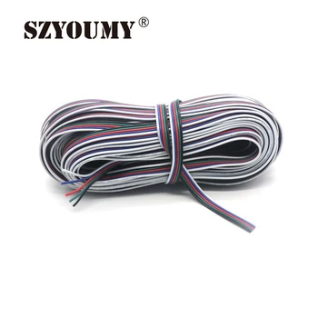 SZYOUMY 50M 100M 600m/lot 5 Pin Extension RGBW Wire Connector Cable 5pin Extension Cable For DC5V DC12V 3528 5050 RGBW LED Strip
SZYOUMY 50M 100M 600m/lot 5 Pin Extension RGBW Wire Connector Cable 5pin Extension Cable For DC5V DC12V 3528 5050 RGBW LED Strip