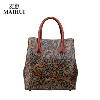 MAIHUI women leather handbags high quality shoulder bags chinese style real cow genuine leather bag ladies embossing flower bags
MAIHUI women leather handbags high quality shoulder bags chinese style real cow genuine leather bag ladies embossing flower bags