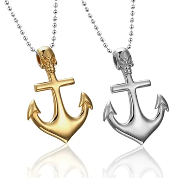 Steel solider high polished men anchor pendant fashion stainless steel skull necklace pendant jewelry EX242 new
Steel solider high polished men anchor pendant fashion stainless steel skull necklace pendant jewelry EX242 new