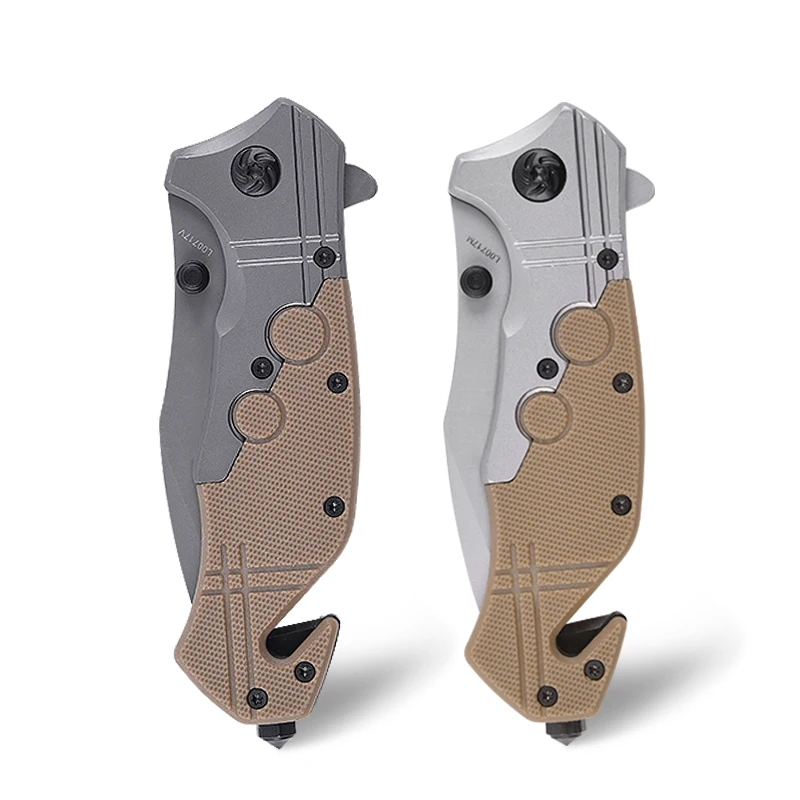 New Folding Knife Stainless Steel Pocket Outdoor Survival EDC Knives Pocket Clip Glass Breaker Belt Cutter Multi Funtional Knife 
New Folding Knife Stainless Steel Pocket Outdoor Survival EDC Knives Pocket Clip Glass Breaker Belt Cutter Multi Funtional Knife
