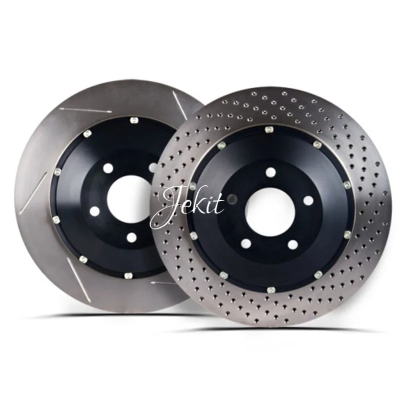 Jekit Brake Rotors 355*32mmm J hook/Grooved/Drilled/Dragon design/with customized color center cap for Honda Acura Tsx 2009
Jekit Brake Rotors 355*32mmm J hook/Grooved/Drilled/Dragon design/with customized color center cap for Honda Acura Tsx 2009