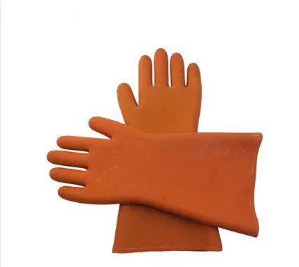 20KV insulated gloves electrician prevent electric job | hyperbaric | security | live working | rubber | latex 
20KV insulated gloves electrician prevent electric job | hyperbaric | security | live working | rubber | latex