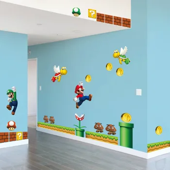 On Sale New Super Mario Bros PVC Wall Sticker decals Home Decor For Kids Baby Room Decor
On Sale New Super Mario Bros PVC Wall Sticker decals Home Decor For Kids Baby Room Decor