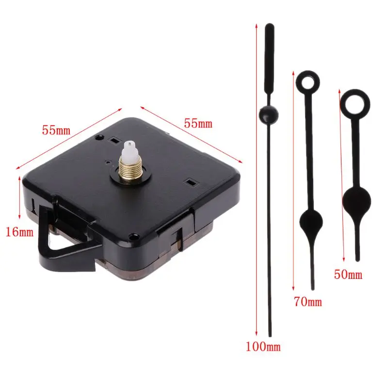 2019 new Quartz Clock Movement Mechanism Hands Wall Repair Tool Parts Silent Kit Set DIY
2019 new Quartz Clock Movement Mechanism Hands Wall Repair Tool Parts Silent Kit Set DIY