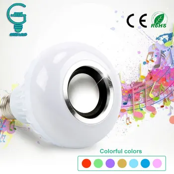 Wireless Bluetooth Speaker Bulb Music Playing Dimmable 12W LED Bulb Light Lamp E27 Music Playing Bombillas Ampoule Lampada
Wireless Bluetooth Speaker Bulb Music Playing Dimmable 12W LED Bulb Light Lamp E27 Music Playing Bombillas Ampoule Lampada
