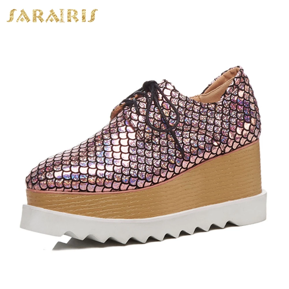 Sarairis New Fashion Big Size 33-42 Kid Suede Ladies Wedges Flat Platform Shoes Woman Casual Autumn Spring Flats
Sarairis New Fashion Big Size 33-42 Kid Suede Ladies Wedges Flat Platform Shoes Woman Casual Autumn Spring Flats