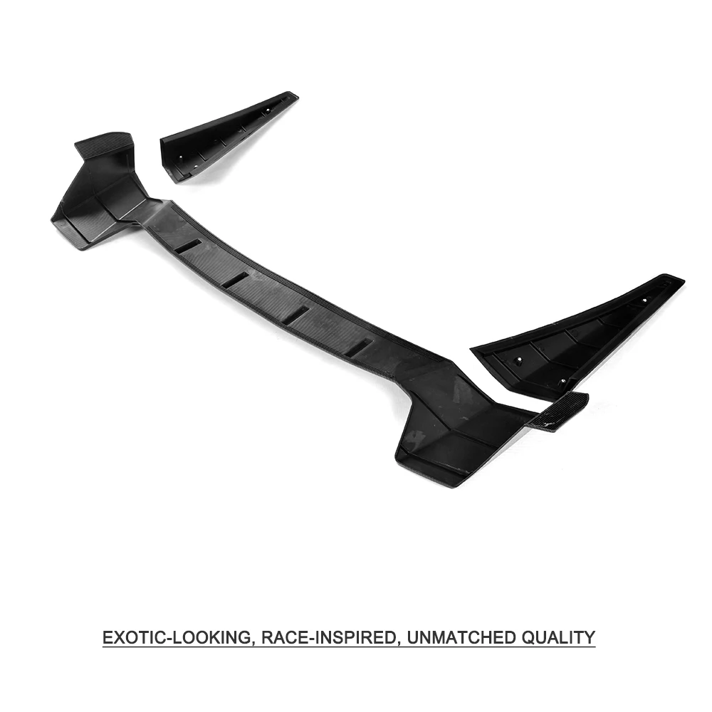 ABS Carbon Fiber Look Rear Trunk Roof Spoiler Wing case for Honda for Civic Type R Hatchback 4 Door-1