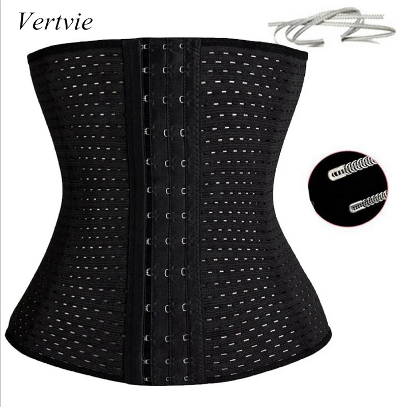 vertvie Women Sexy Waist Trainer Belt Corsets Steel Bone Slim Female Corselet Waist Support Corsage Modeling Strap Body Shaper
vertvie Women Sexy Waist Trainer Belt Corsets Steel Bone Slim Female Corselet Waist Support Corsage Modeling Strap Body Shaper