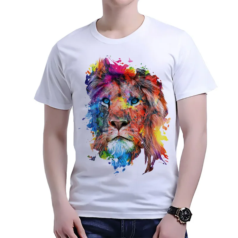 Brand 2019 New Hot Men's Round Neck Casual Short Short Sleeve Men's Loose Animal Print Short Sleeve T-shirt
Brand 2019 New Hot Men's Round Neck Casual Short Short Sleeve Men's Loose Animal Print Short Sleeve T-shirt