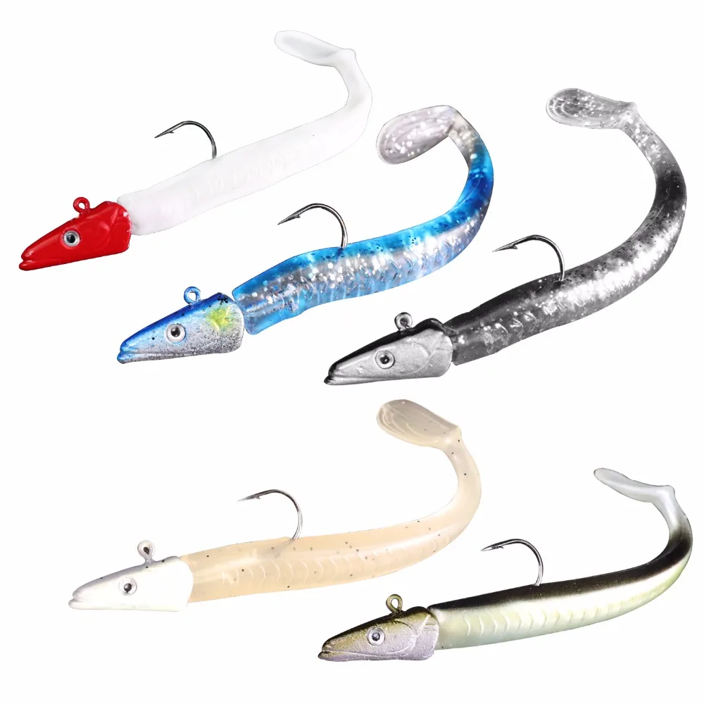 5Pcs/Pack Lead Head Jigs Soft Fishing Lures Sinking Swimbaits for Saltwater and Freshwater 10cm 10.5g Fishing Sinking Lures
5Pcs/Pack Lead Head Jigs Soft Fishing Lures Sinking Swimbaits for Saltwater and Freshwater 10cm 10.5g Fishing Sinking Lures