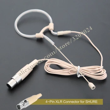 Skin Mini XLR 4 Pin TA4F Wired Single Earhook Condenser Headset Microphone For Shure Wireless System BodyPack Transmitter
Skin Mini XLR 4 Pin TA4F Wired Single Earhook Condenser Headset Microphone For Shure Wireless System BodyPack Transmitter